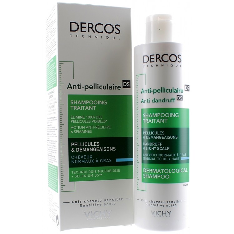 VICHY Dercos Shampooing Anti-Pélliculaire Cheveux Gras 200 Ml VICHY Dercos Shampooing Anti-Pélliculaire Cheveux Gras 200 Ml